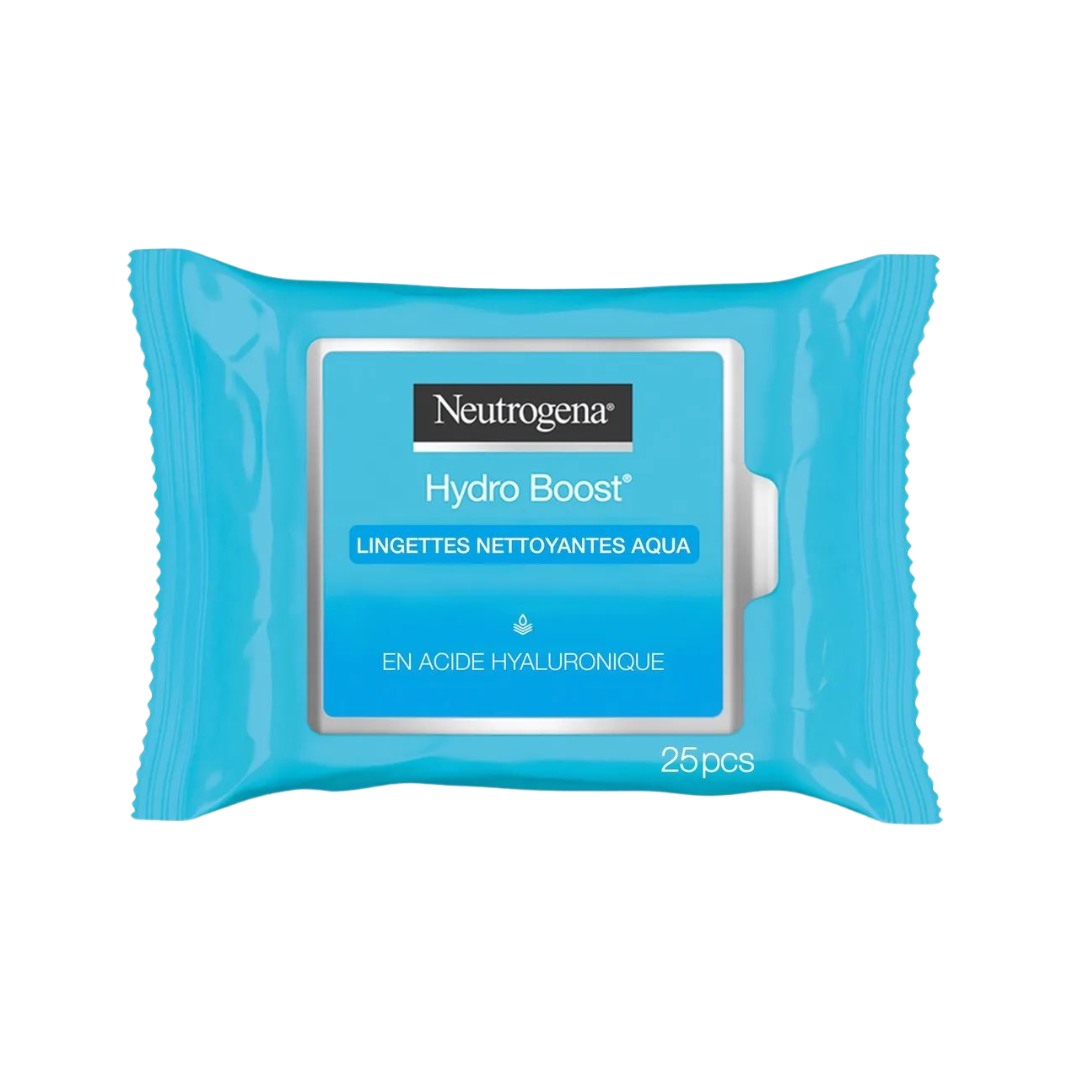 Neutrogena Hydro Boost - 25 lingettes nettoyantes Aqua
